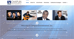 Desktop Screenshot of chaplinentertainment.com