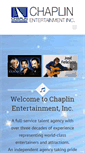 Mobile Screenshot of chaplinentertainment.com